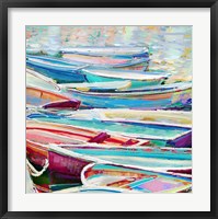 Framed Row Boats III