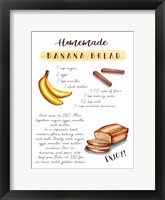 Framed Banana Bread Recipe