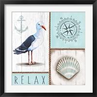 Framed 'Nautical Relax' border=