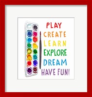 Framed Play, Learn, Create