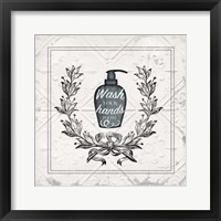 Wash Framed Print