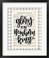 Framed Glory to the Newborn King