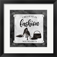 Fashion Humor VII-Believe in Fashion Framed Print