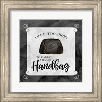 Framed 'Fashion Humor X-Basic Handbag' border=