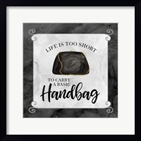 Framed 'Fashion Humor X-Basic Handbag' border=