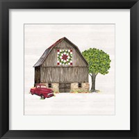 Framed 'Spring & Summer Barn Quilt II' border=