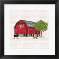 Framed 'Spring & Summer Barn Quilt III' border=