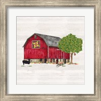 Framed 'Spring & Summer Barn Quilt III' border=