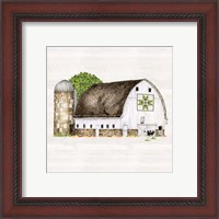 Framed 'Spring & Summer Barn Quilt IV' border=