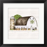 Framed 'Spring & Summer Barn Quilt IV' border=