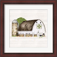 Framed 'Spring & Summer Barn Quilt IV' border=