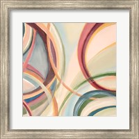 Framed 'Overlapping Rings II' border=