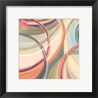 Framed 'Overlapping Rings IV' border=