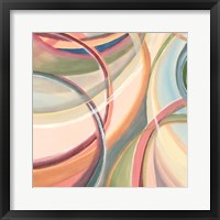 Framed 'Overlapping Rings IV' border=