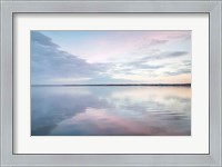 Framed Bellingham Bay Clouds Reflection II