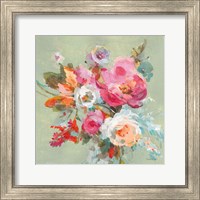 Framed 'Windblown Blooms II' border=