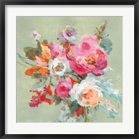 Windblown Blooms II Framed Print