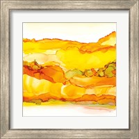 Framed 'Yellowscape II' border=