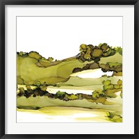 Framed 'Greenscape I' border=