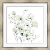 Framed 'Secret Garden Bouquet II' border=