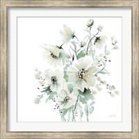 Framed 'Secret Garden Bouquet I' border=