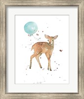 Framed 'Festive Fawn' border=