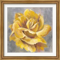 Framed 'Yellow Roses I' border=