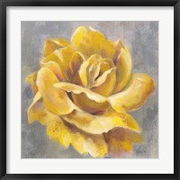 Framed Yellow Roses I