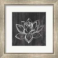 Framed 'Lotus Gray' border=