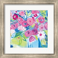 Framed 'Spring Burst II' border=