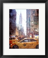 Framed Rainy Madison Avenue