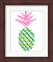 Framed 'Punched Up Pineapple II' border=