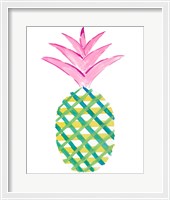 Framed 'Punched Up Pineapple II' border=