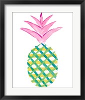 Framed 'Punched Up Pineapple II' border=