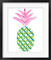 Punched Up Pineapple II Framed Print
