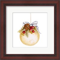 Framed 'Holiday Ornament II' border=