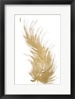 Gold Feather II Framed Print