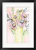 Framed Wildflowers Vase