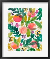 Framed Garden Peaches