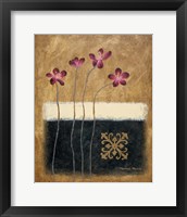 Framed 'Color Field Blossom II' border=