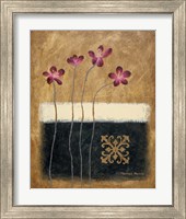 Framed 'Color Field Blossom II' border=