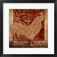 Wake Up Sleepy Head Framed Print