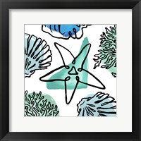 Coastal Contours Fusion II Framed Print