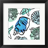 Coastal Contours Fusion III Framed Print