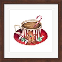 Framed 'Gingerbread and a Mug Full of Cocoa III' border=