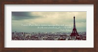 Framed Immense Impression of Paris