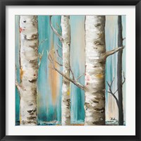 Framed 'Birch Forest I' border=