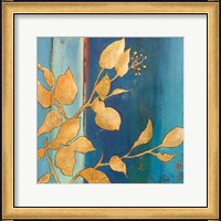 Framed 'Golden Blue I' border=