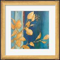 Framed Golden Blue I