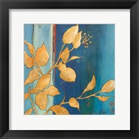 Golden Blue I Framed Print